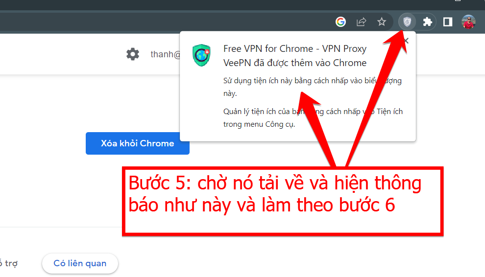 Cài Free VPN VeePN vào Chrome